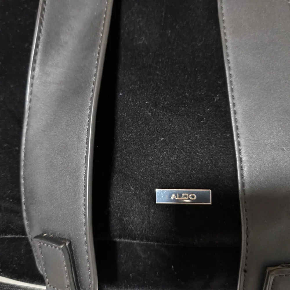 Aldo Sleek Black Backpack - Picture 6 of 15